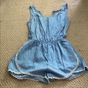 Chambray Romper